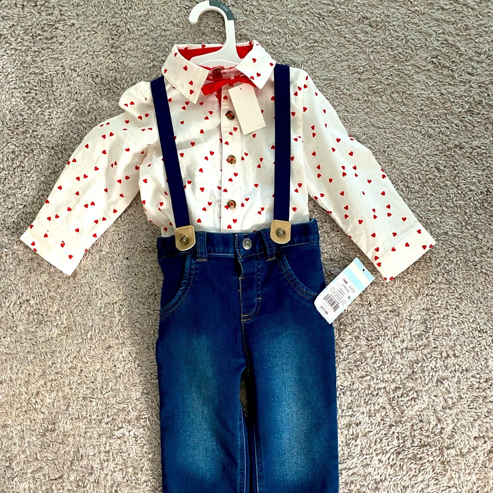 Baby boy Valentine’s Day outfit
